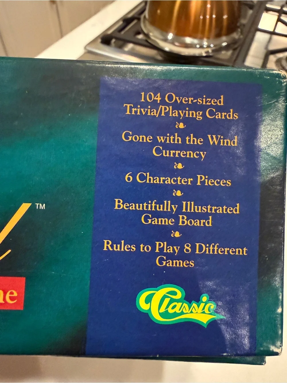 1993 Gone with the Wind Board Game Classic Games Complete Movie Collectible